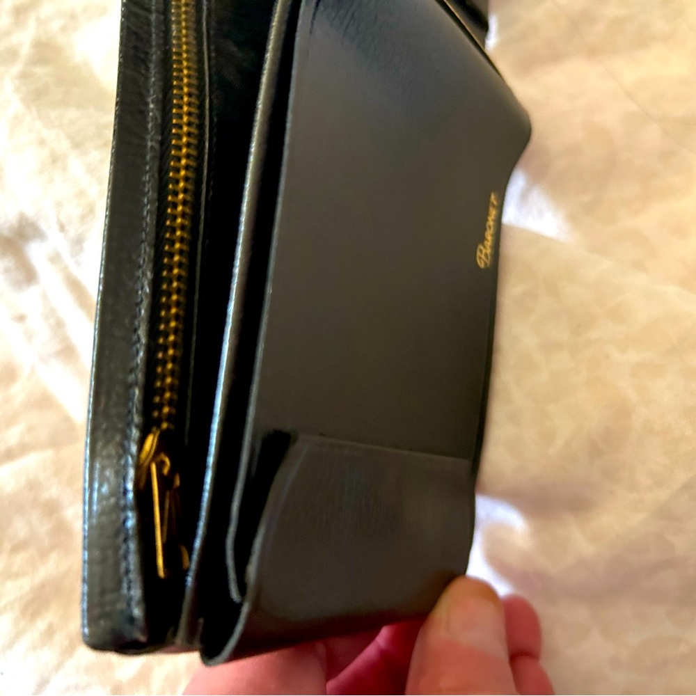 Baronet Wallet genuine cowhide wallet money holder zipper snap coin VINTAGE NEW
